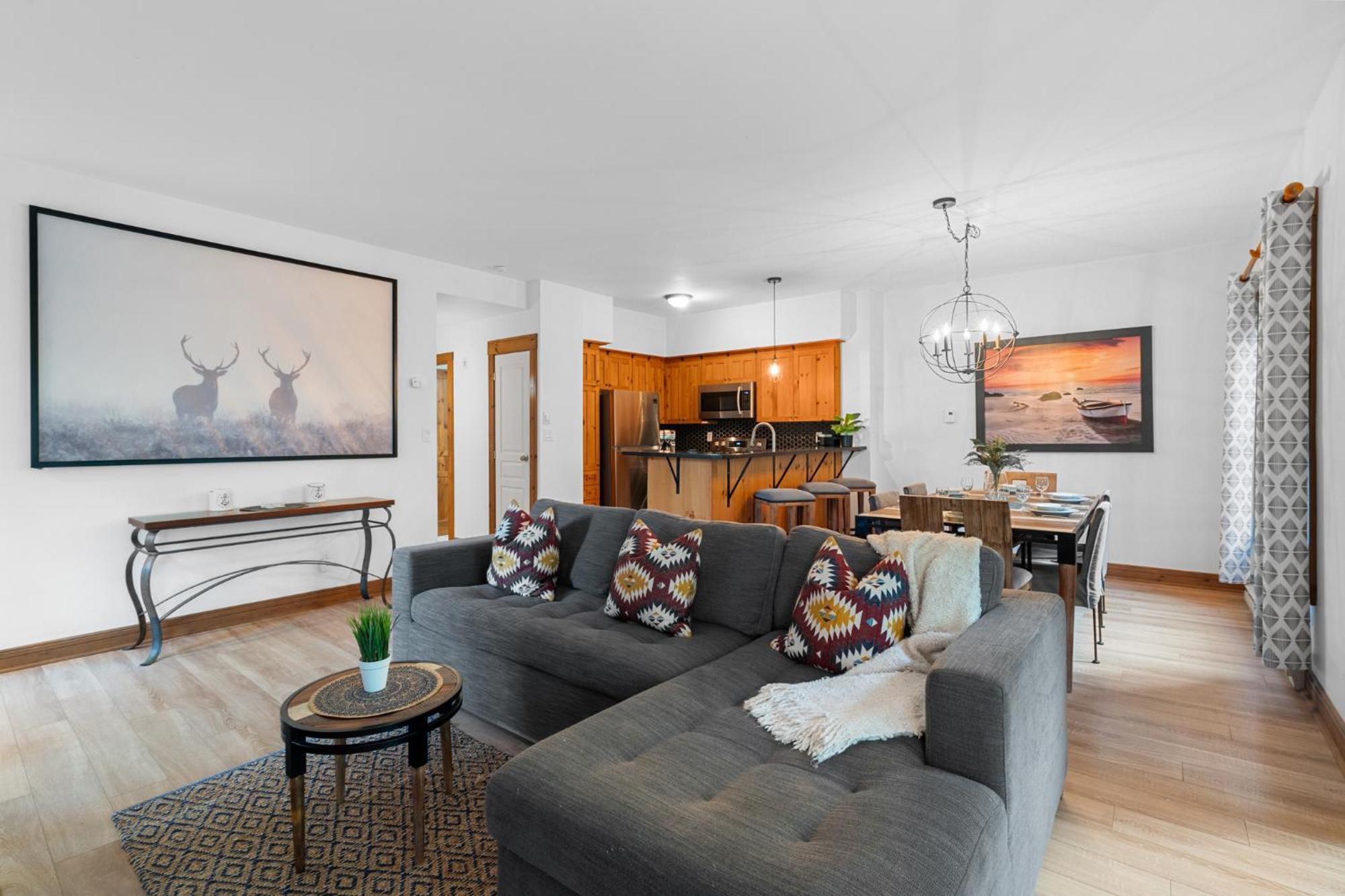 Les Falaises Tremblant - Ski Inout Condo W2Bdrs Мон-Трамблан Екстер'єр фото