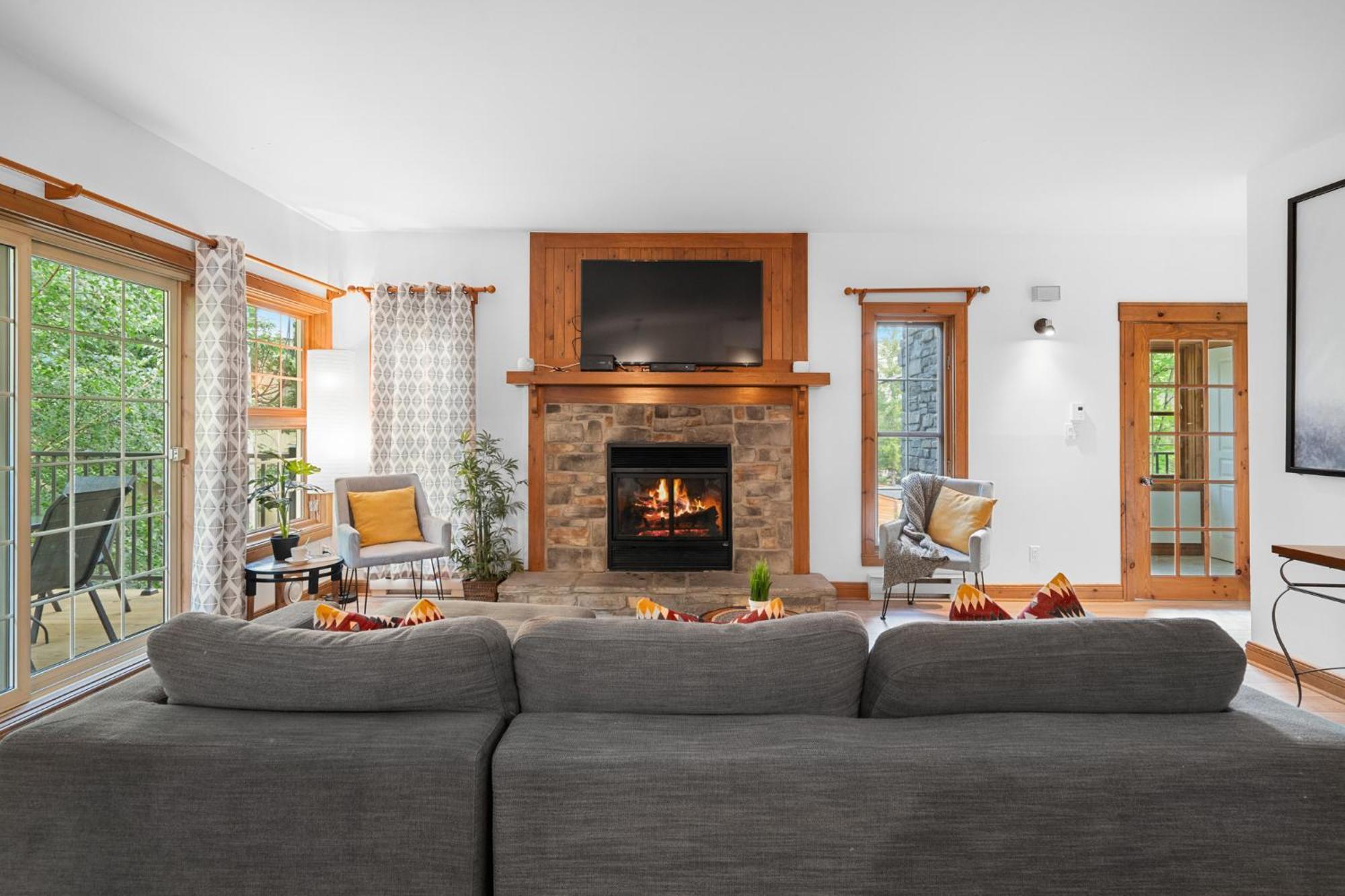 Les Falaises Tremblant - Ski Inout Condo W2Bdrs Мон-Трамблан Екстер'єр фото